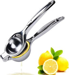 Stainless Steel Lemon Squeezer - Manual Citrus Juicer with Grater - Ideal for Lemons, Limes & More