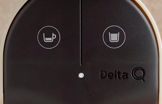 Delta Q Quick Espresso Capsule Machine - Compact 0.8 L, Capsule System (White)