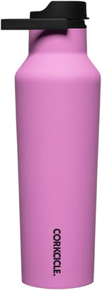 Corkcicle Sport Canteen - Keeps Drinks Cold 25 Hours - Stainless Steel Water Bottle - Triple-Insulated - Spill-Proof - Summer Drinkware Gift - Keeps Drinks Ice Cold - 20 oz - Fuchsia
