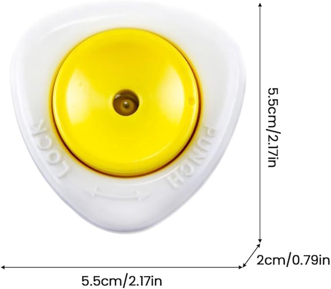 Egg Pricker,Stainless Steel Egg Piercer for Ra w Eggs,Hard Boiled Egg Peeler,Egg Poker with Sturdy Base to Get Good Hard Boiled Eggs,Egg Hole Puncher Pricker with Retractable Pin