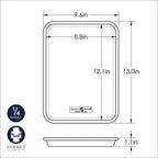 Nordic Ware Naturals Aluminum NonStick Baker's Quarter Sheet Small, Gold