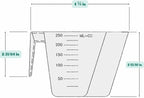 1 Cup (8 Oz. | 250 mL) Scoop for Measuring Coffee, Pet Food, Grains, Protein, Spices and Other Dry Goods (Pack of 5)