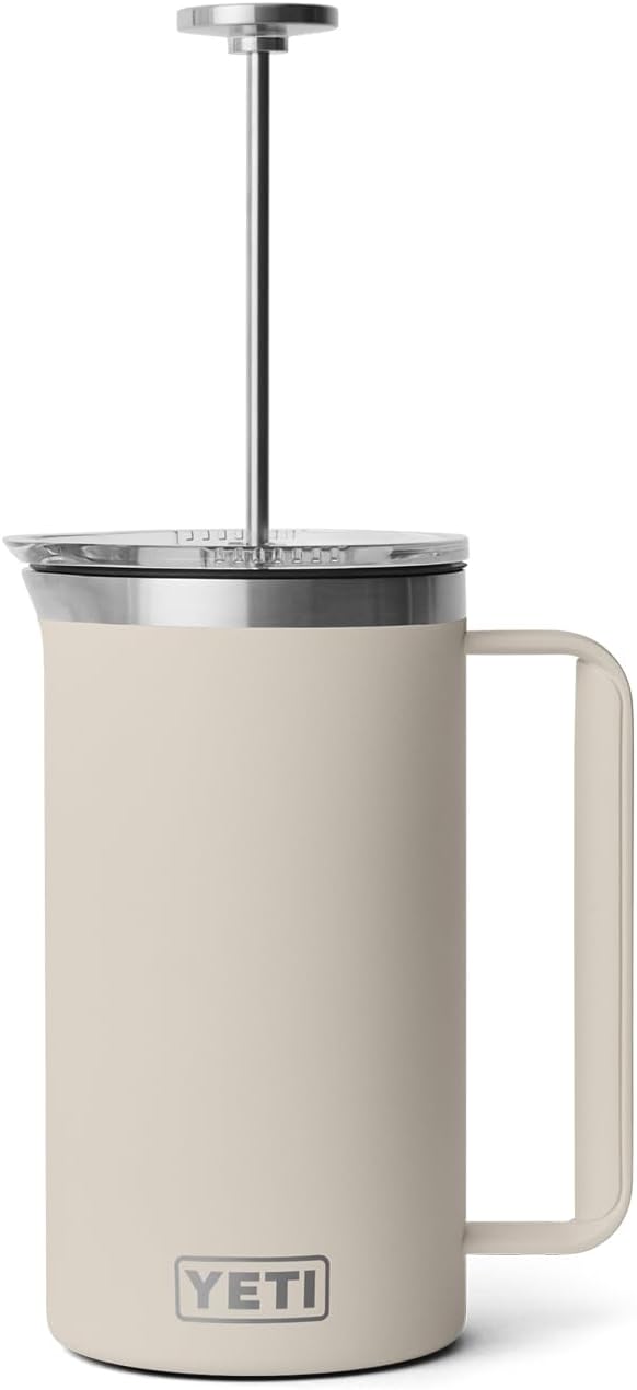 YETI Rambler 34 oz. French Press Coffee Maker, Cape Taupe