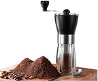 T-mark Manual Coffee Grinder, Portable Adjustable Coffee Grinder Ceramic Burr Grinder for Travel Home