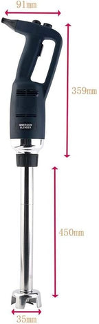 18 Inch Immersion Blender Electric handheld Blender Commercial Blenders Home Kitchen Mixer 500W Food Grade Stainless Steel Removable Shaft 4000-16000RPM for Shakes Soups Smoothies Puree