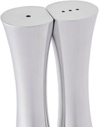 nambe Kissing Salt & Pepper Shakers | 2-Piece Set | Kitchen Tool | Salt Sugar Spice Pepper Seasoning Bottle for Table, RV, Camp, BBQ | 1.5-Ounce | Made of Metal Alloy | Designed by Karim Rashid