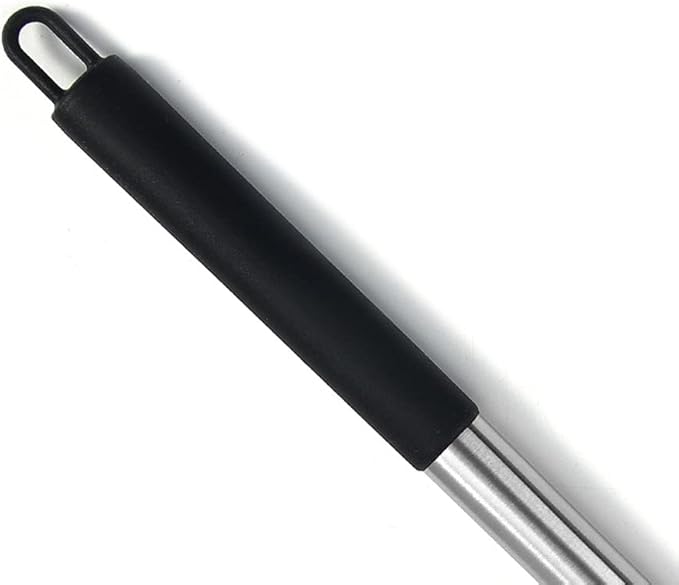 2Pack Small Silicone Turner High Heat Resistant Slotted Spatula for Fish, Eggs, Pancakes and More (Set of 2, Black2)