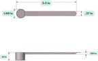 4 mL (3/4 Teaspoon) Long Handle Scoop for Measuring Coffee, Pet Food, Grains, Protein, Spices and Other Dry Goods (Pack of 5)