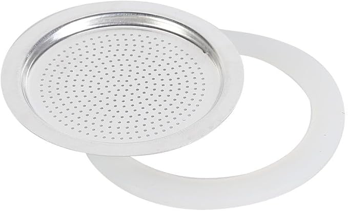 1/2/3/6/9/12 Cup Espresso Maker Replacement Gasket, Coffee Maker Rubber Gasket, Moka Pot Silicone Seal For Espresso Moka Stove Pot, Stovetop Espresso Maker Seal (9 cup+sieve)