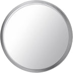 Restaurantware Met Lux 12 Inch Commercial Pizza Pan 1 Coupe Style Pizza Cooking Tray - Heavy-Duty 18-Gauge Aluminum Round Baking Tray Oven-Baking For Pizzas & More (Pack of 3)