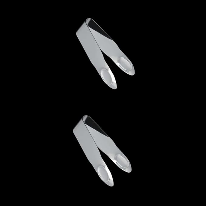 Stainless Steel Strawberry Huller Fruit Stem Remover Home Kitchen Tools for Cherry Tomato, 2.8 * 1,Silver, 2Pcs