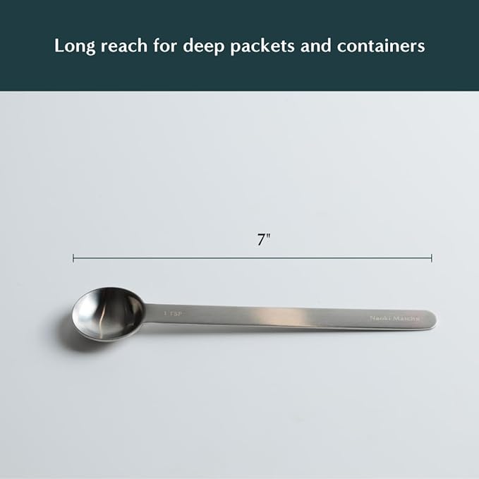 Naoki Matcha Modern Matcha Starter Set - Electric Matcha Whisk and Milk Frother with Single and Double Frother Head, Stainless Steel Spoon, Stainless Steel Sifter