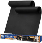 Oven Liners for Bottom of Oven, 2 Pack Large Thick Heavy Duty 100% Non-stick Reusable Teflon Oven Mat, 25”x17” Baking Mat for Electric, Gas, Toaster Ovens, Grills,Kitchen Friendly Cooking Accessory