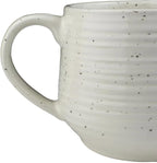 Sango 17.5 oz Stoneware Coffee Mugs Set of 4, Rustic Ceramic Mug with Speckled Reactive Glaze, Large Pottery Drinkware for Coffee or Tea, Dishwasher & Microwave Safe Mugs, Siterra Painter’s Palette