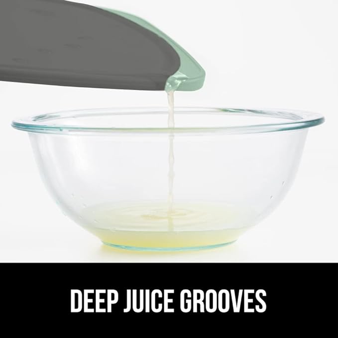 GORILLA GRIP BPA-Free Reversible Kitchen Cutting Board Set of 3, US Designed, Nonporous, Juice Grooves Catch Liquid, Slip Resistant Border, Dishwasher Safe, Durable Food Chopping Boards, Mint Gray