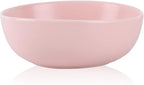 Stone Lain Delilah 6-inch Bowl 6-Piece Dish Set, Porcelain, Blush