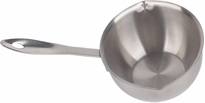 Butter Warmer Pot, AllinOne, Flat Induction Base, Stainless Steel, Mini Butter Hotpot, Milk Pot, Small Pot (300ML)