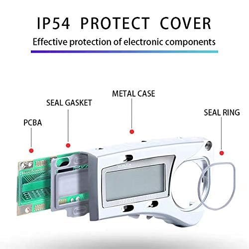 Electronic Digital Caliper, inch/Millimeter/Fraction Conversion,LCD Screen displays 0-6" Caliper Measuring Tool, Automatic Shutdown, Suitable for DIY/Jewelry Measurement