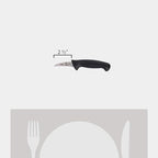 Mercer Culinary M22102 Millennia Black Handle, 2.5-Inch, Peeling/Tourne Knife