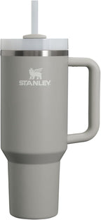 STANLEY Quencher H2.0 Tumbler with Handle and Straw 40 oz | Flowstate 3-Position Lid | Cup Holder Compatible for Travel | Insulated Stainless Steel Cup | BPA-Free | Ash