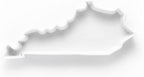 Kentucky Shaped Baking Dish Serving Platter or Decorative Tray Charming Porcelain Bakeware Oven Microwave and Dishwasher Safe