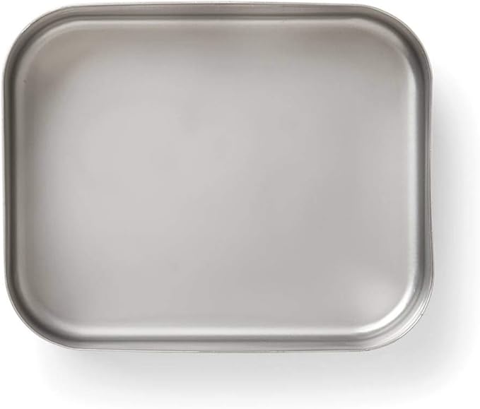 Stainless Steel Bento Box Lunch and Snack Container for Kids and Adults, 1 Compartment, 3 Cup Capacity, Color-Silver