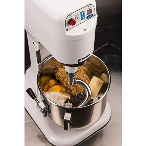 Globe Food Equipment SP08 8-Quart 3-Speed Countertop Planetary Mixer, Stainless Steel, 115 V, NSF