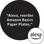 Amazon Basics Ultra Paper Plates, 6.87 Inch, Disposable, 1200 Count (4 Packs of 300) (Previously Encore)