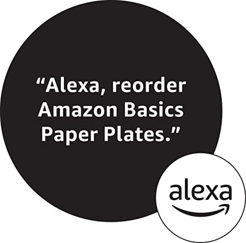 Amazon Basics Ultra Paper Plates, 6.87 Inch, Disposable, 1200 Count (4 Packs of 300) (Previously Encore)