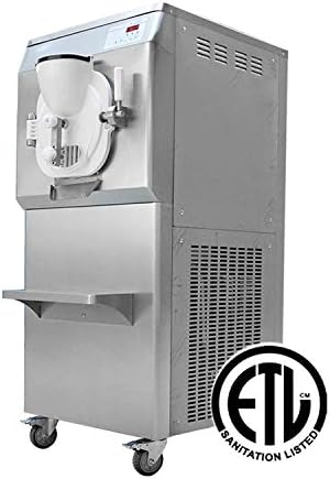 Kolice Commercial HEAVY DUTY Gelato hard ice cream machine,Hard ice cream machine, Italian ice machine, ice cream maker,snack food machine-high production capacity 23-27 gallon/hour,ETL Certificate