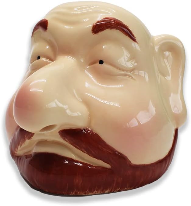 Winkee - Funny Chef Face Egg Separator I Practical Ceramic Yolk Separator I Chef Yolk Egg Separator