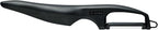 Kyocera Advanced Ceramic Vertical Double Edge Blade Peeler, Black