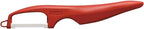 Kyocera Advanced Ceramic Vertical Double Edge Blade Peeler, Red