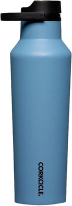 Corkcicle Sport Canteen Insulated Tumbler, River, 20 oz – Reusable Water Bottle Keeps Beverages Cold for 25 Hours & Hot 12 Hours – Cupholder Friendly Tumbler with Screw-On Cap