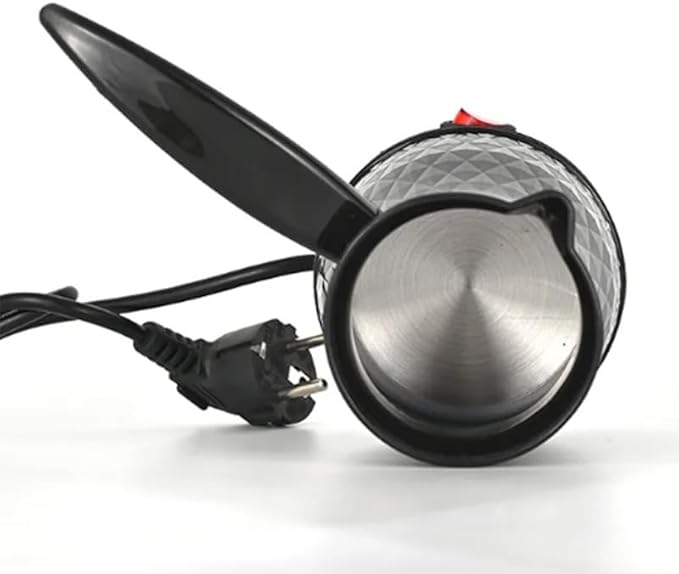 Turkish Coffee Maker, 600ml Portable Electric Turkey Coffee Pot Stainless Steel Arabic Greek Turkish Coffee Maker, Anti Scald Tea Maker Kettle Coffee Machine