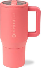 HydroJug Kids - 20 oz Insulated Kids Water Bottle with Flip Straw & Handle | Leak-Proof & Durable | Perfect for School, Sports, Lunch, Travel & Camp, Salmon