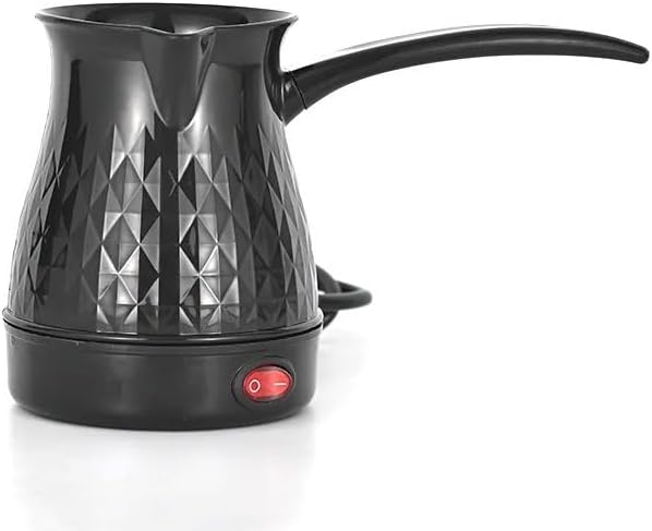 Turkish Coffee Maker, 600ml Portable Electric Turkey Coffee Pot Stainless Steel Arabic Greek Turkish Coffee Maker, Anti Scald Tea Maker Kettle Coffee Machine