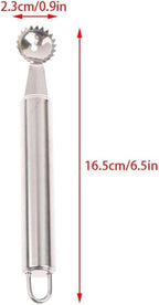 Silver Stems Remover For Pineapple Strawberry Tomato Cherry Stainless Steel Tomato Corer Strawberry Huller Stem Remover Fruit Leaf, Corers and Pitters