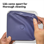 OXO Good Grips POP Container - Airtight Food Storage - Big Square Short 2.8 Qt Ideal for 5 lbs of sugar, cookies or crackers