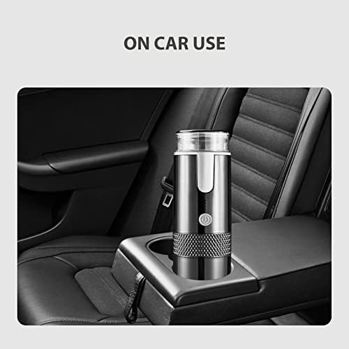 CHICIRIS Portable Coffee Machine Compatible for Capsules Ground Coffee Handheld Coffee Maker Manually Operated for Camping Hiking One Button no Heating Function