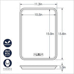 Nordic Ware Naturals Aluminum NonStick Jelly Roll Baking Sheet