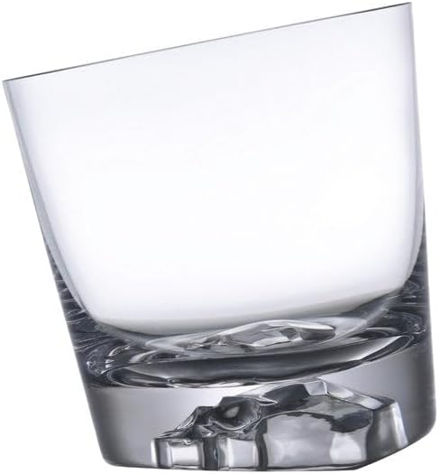 NUDE Whiskey Glasses Set of 2 – Memento Mori 10.25 oz Lead-Free Crystal Rocks Glasses for Whisky, Scotch & Bourbon – Skull Motif Base, Handmade, Hand Wash Recommended Luxury Gift Set