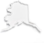 Alaska Shaped Baking Dish Serving Platter or Decorative Tray Charming Porcelain Bakeware Oven Microwave and Dishwasher Safe