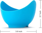 Silicone Egg Poacher Cups with Ring Standers, Egg Boiler Mold Cup for Microwave Air Fryer Stovetop Cooking, Non-Stick, BPA-free, Set of 4