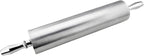 New Star Foodservice 37500 Extra Heavy Duty Restaurant Aluminum Rolling Pin, 13", Silver
