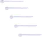 Plastic Measuring Scoop, (1.25 cc | 1/4 teaspoon | 1.25 mL) Long Handle Spoons for Powders, Granules, Coffee, Pet Food, Baking Supplies, Protein and Other Dry Goods, BPA Free (Set of 5)