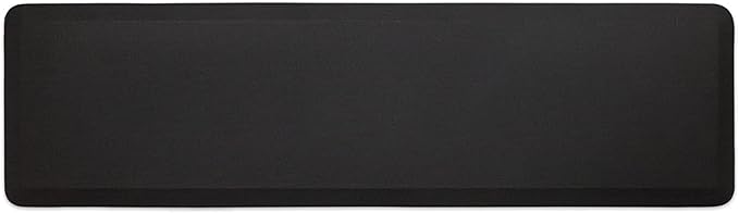 GelPro NewLife Designer Comfort Ergo-Foam Cushioned Anti-Fatigue Kitchen Floor Mat, Stain-Resistant, Waterproof, Non-Slip Padded Desk/Office Mat, 20" x 72", Grasscloth Charcoal