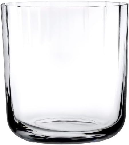 NUDE Whiskey Glasses Set of 2 – Neo 12.75 oz Lead-Free Crystal Rocks Glasses for Whisky, Scotch & Bourbon – Bevelled Edge, Flared Rim, Handmade Bar Tumblers Luxury Gift Set