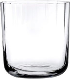 NUDE Whiskey Glasses Set of 2 – Neo 12.75 oz Lead-Free Crystal Rocks Glasses for Whisky, Scotch & Bourbon – Bevelled Edge, Flared Rim, Handmade Bar Tumblers Luxury Gift Set