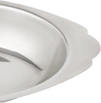 TrueCraftware- 8 oz Stainless Steel Oval Au Gratin Dish 0.63mm Thickness Set of 6 - Casserole Dish Banana Split Bowls Single Serving Casserole Dishes Small Individual Gratin Dish Serving Dish Pan